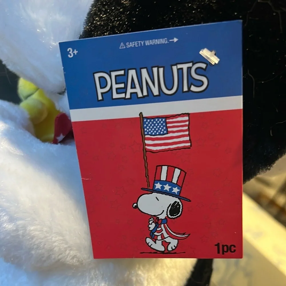 July 4th Plush Snoopy with Woodstock NWT - Picture 3 of 4
